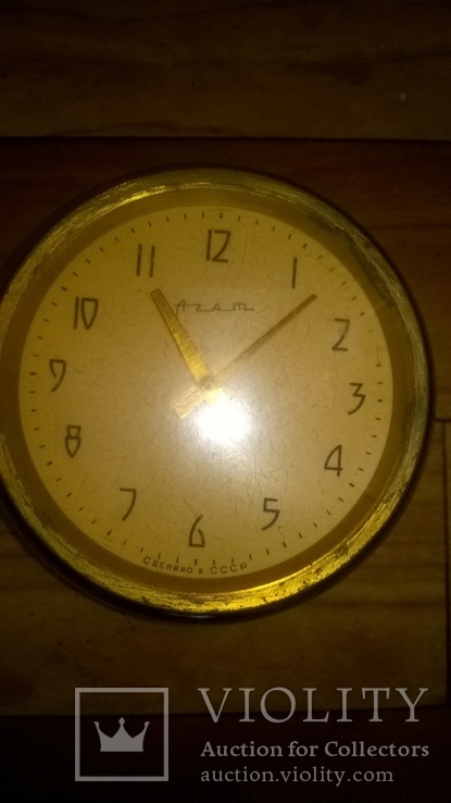 Часы:" Агат", c настольного набора. 1965 г., фото №2