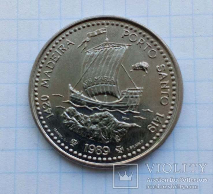 Монета 100 эскудо Португалия 1989 г., фото №2
