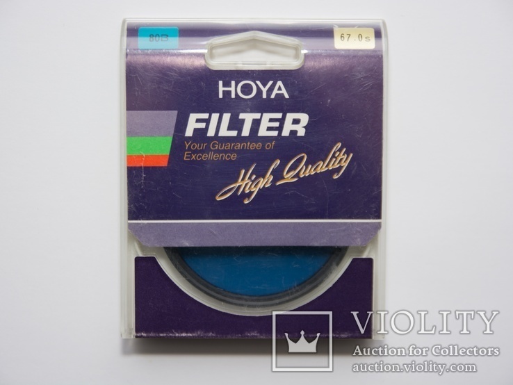 Светофильтр Hoya 80B, 67mm, фото №4