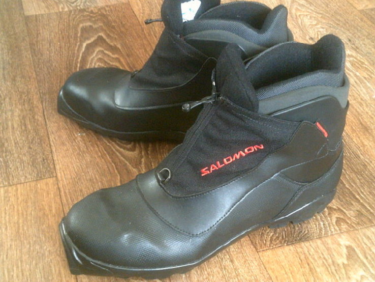 Salomon (Румыния) - фирменные профи ботинки для бег.лыж 30,5 см., фото №3