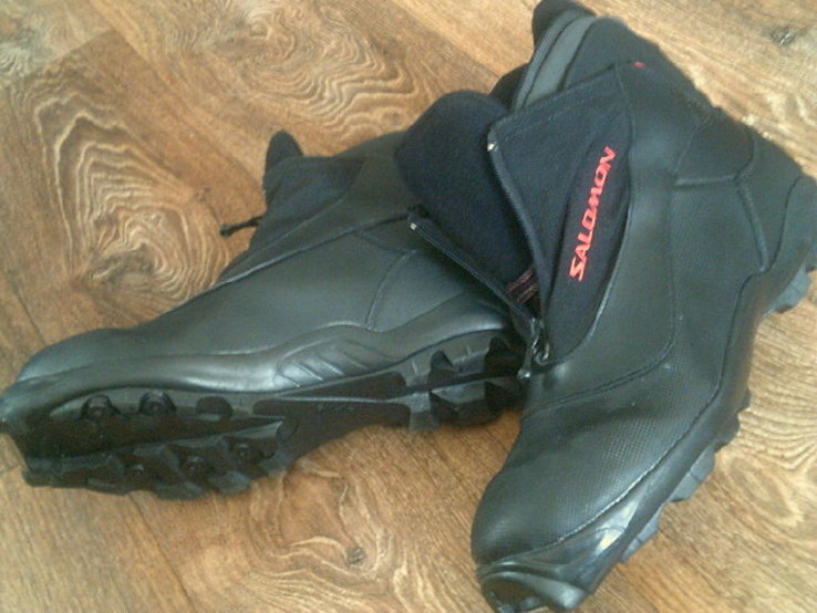 Salomon (Румыния) - фирменные профи ботинки для бег.лыж 30,5 см., фото №11