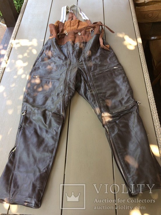 Штаны брюки ползуны лётные кожаные времён СССР новые