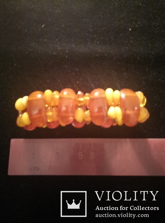 Amber bracelet of different types, photo number 5