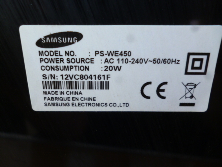 Сабвуфер SAMSUNG PS-WE450 Wireles Activ з Німеччини, photo number 12