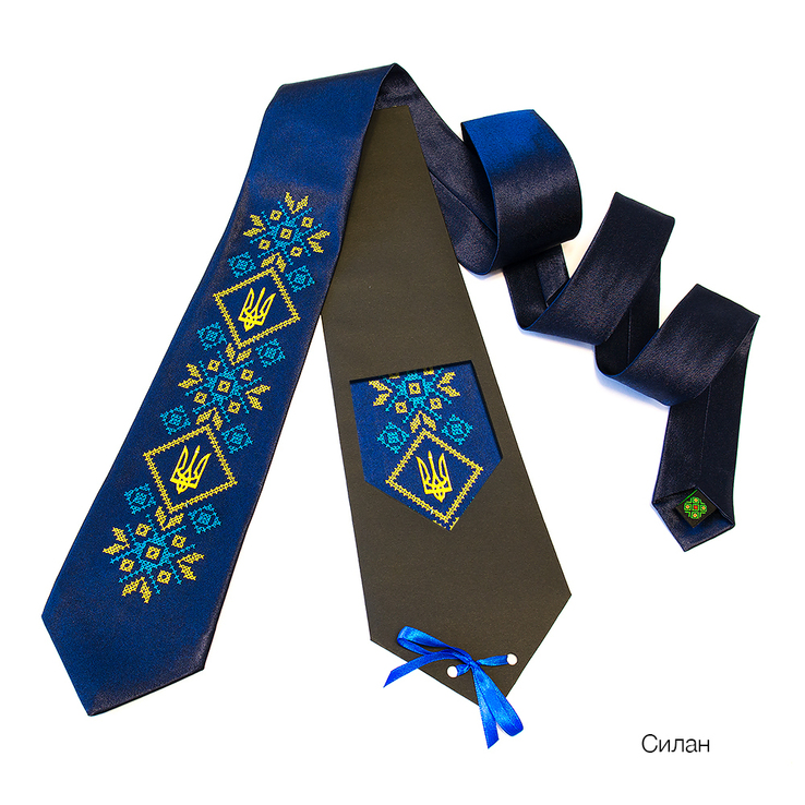 Краватка з вишивкою Силан, фото №2