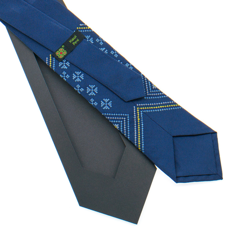 Вишита краватка з тризубом №821, фото №5