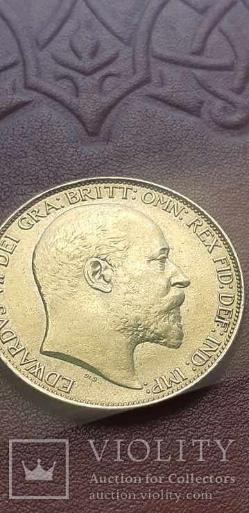  2 фунта (соверена) 1902 г. Золото, фото №2