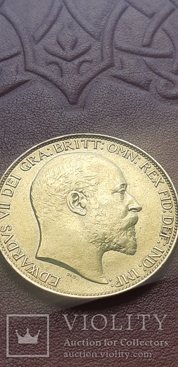  2 фунта (соверена) 1902 г. Золото, фото №3