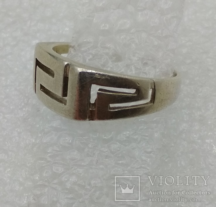 Мужское кольцо перстень серебро 925 размер 20,5, фото №8