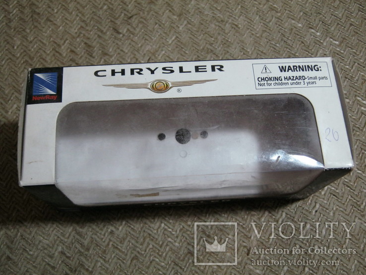 Коробка для модели CHRYSLER turbine car 1964 г., фото №3