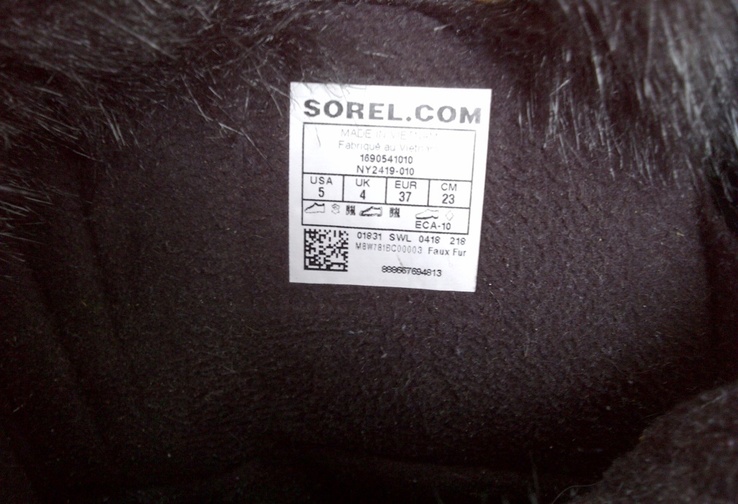 Термоботинки SOREL Waterproof 38, photo number 9