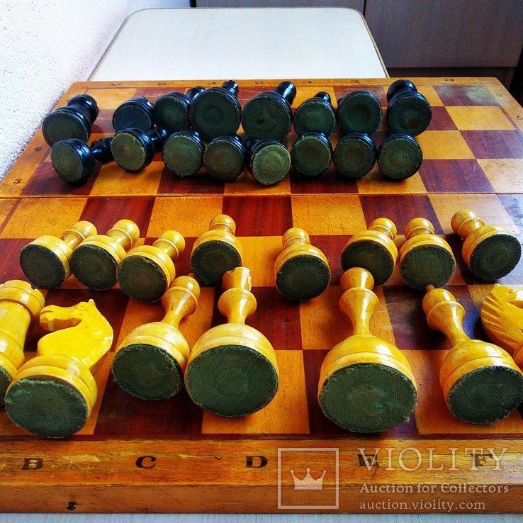Старые шахматы СССР с утяжелителями, фото №11
