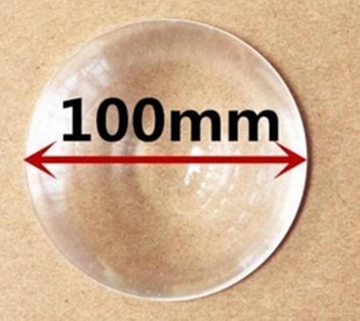 Линза (увеличительное стекло) 100 мм/.Стеклянная. Примерно 3-4х. Двояковыпуклая.+*, numer zdjęcia 3