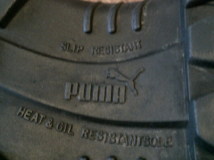 Puma - ботинки кожаные защитный носок разм.47, фото №4