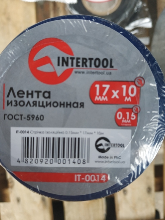 Изолента цветная INTERTOOL 10 м ( 10 шт в лоте ), photo number 3