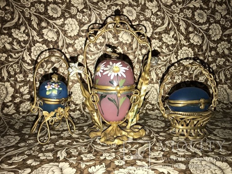 Яйца шкатулки. Царская Россия, фото №3