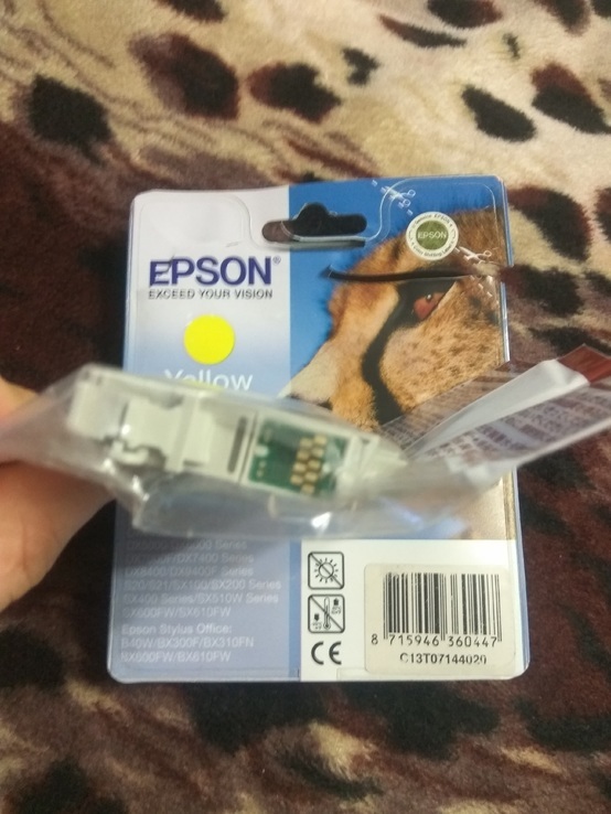 Картрридж Epson T0714, numer zdjęcia 4