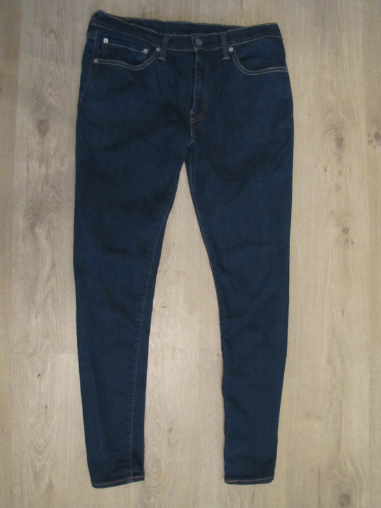 Модные зауженные джинсы Levis р34 как новые, фото №2