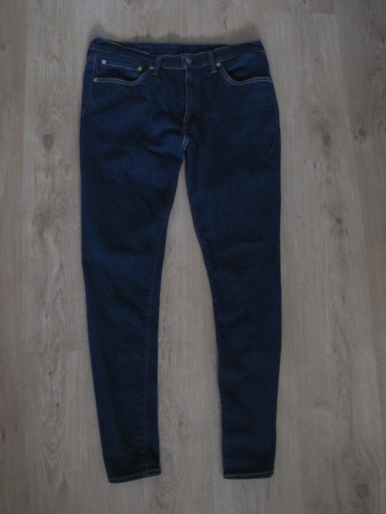 Модные зауженные джинсы Levis р34 как новые, фото №3