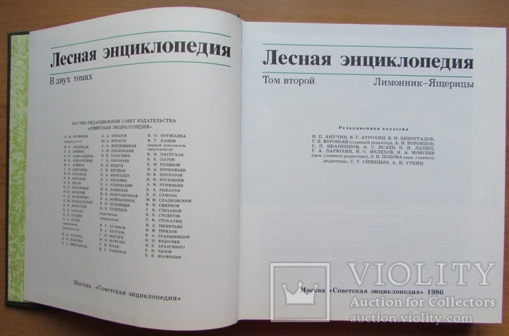 Лесная энциклопедия. В 2-х томах. Москва: Советская энциклопедия, 1985/6, фото №11