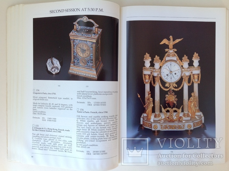 1991  Каталог аукциона Habsburg. Коллекция часов., фото №10