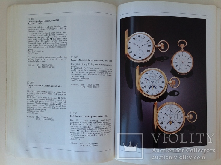 1991  Каталог аукциона Habsburg. Коллекция часов., фото №11