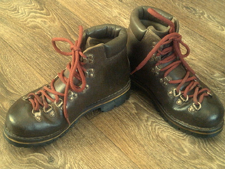 Reichle( Швейцария) кожаные горные ботинки разм.38, фото №4