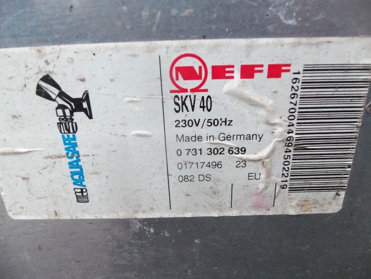 Посудомийка NEFF SKV-40 45см повне вмонтовування На запчастини чи Ремонт з Німеччини, photo number 5