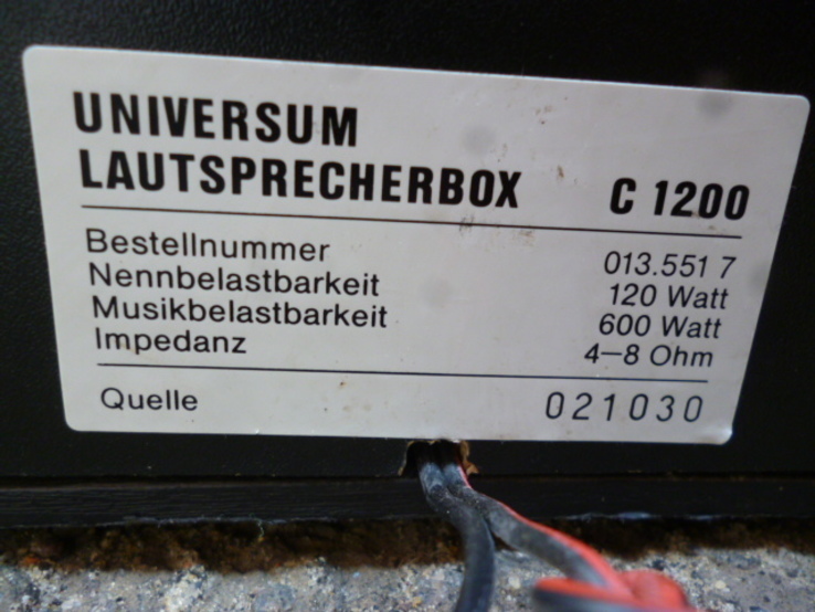 Колонки - Акустика UNIVERSUM C 1200 120-600W з Німеччини, photo number 10