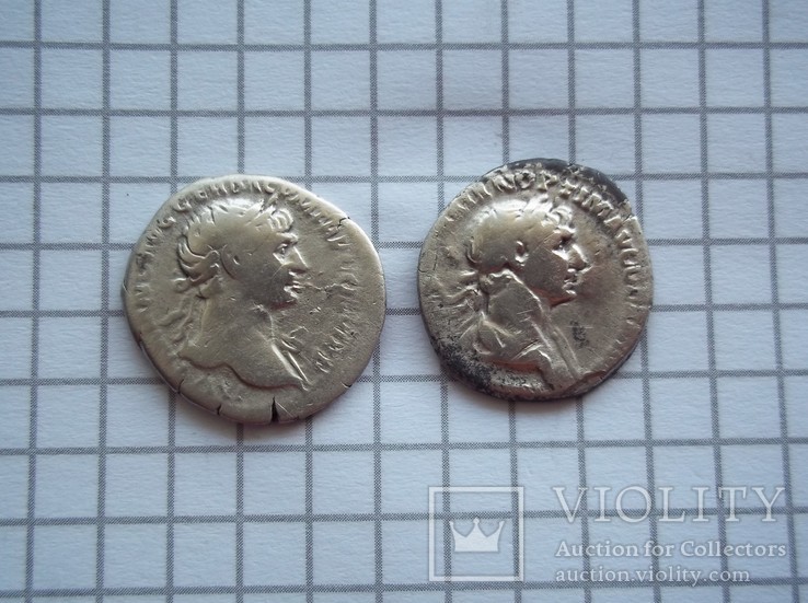 Два Траяна, денарії., фото №2
