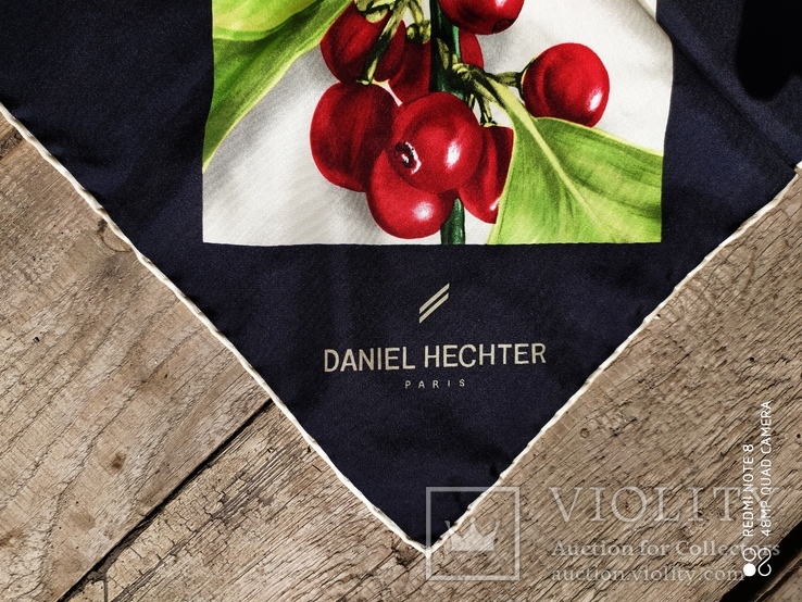 Винтажный шелковый платок Daniel Foret Paris, фото №4