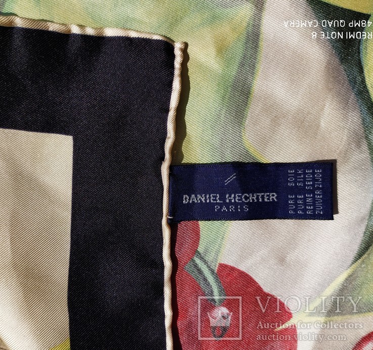 Винтажный шелковый платок Daniel Hechter Paris, фото №6