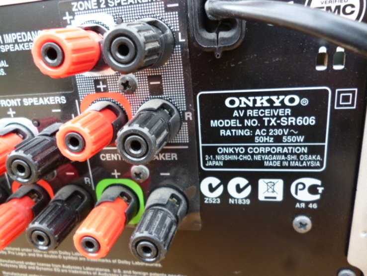 Підсилювач - Ресівер ONKYO TX-SR 606 550W з Німеччини, numer zdjęcia 11