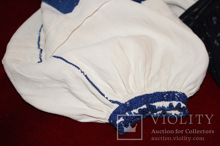 № 318 Закарпатська сорочка з спідничкою  вишиванка національний одяг, фото №6
