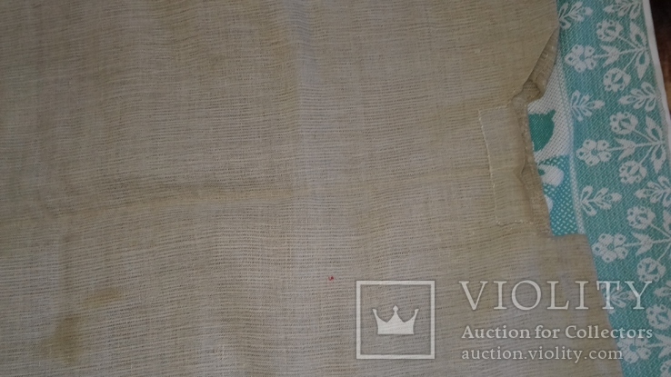 Сорочка жіноча льон широка 74 см висота 1.08 безрукавка, фото №3
