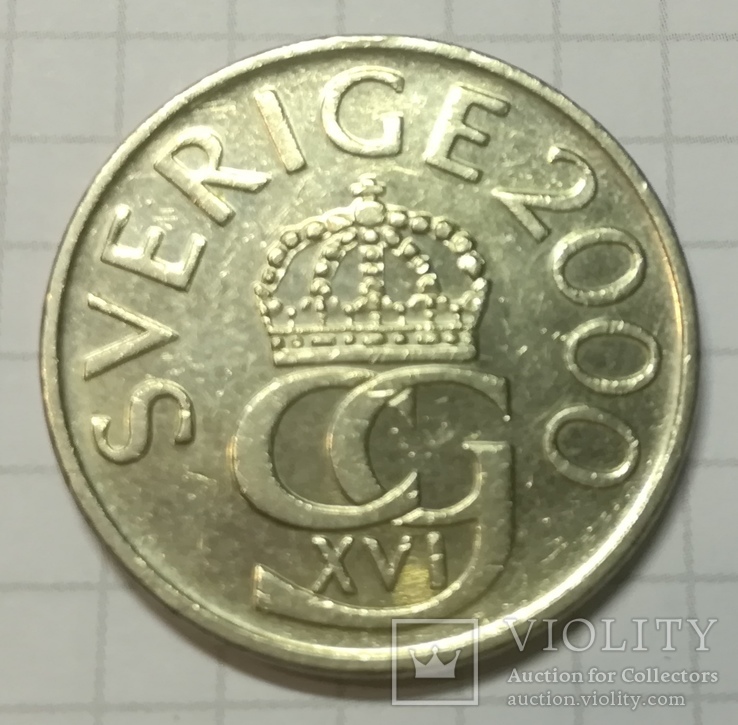 Пять крон Швеция 2000 год, фото №3