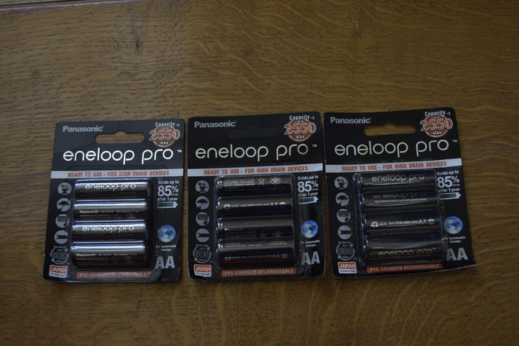 Аккумуляторы АА Panasonic Eneloop Pro 2550 mAh, фото №3