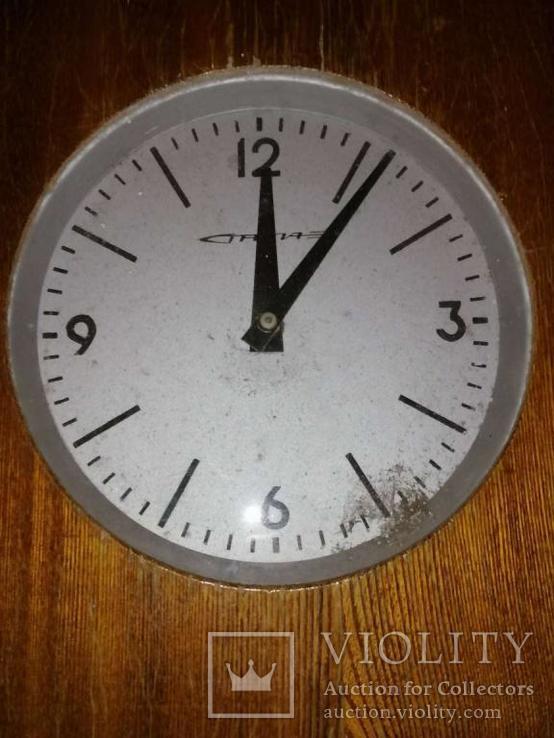 Настенные вторичные сигнальные часы Стрела ЭВЧС-24 из СССР., фото №3