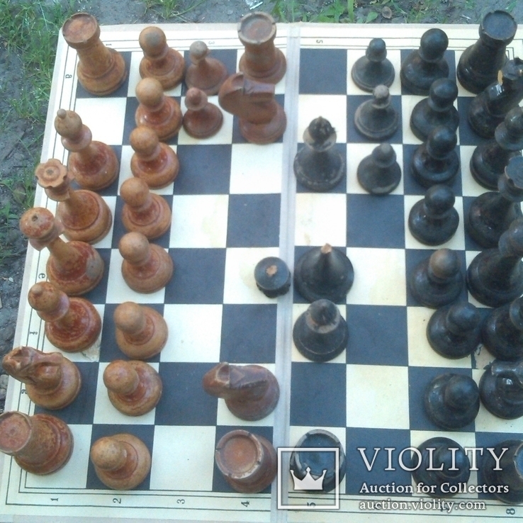Шахматы деревянные 60-е годы, фото №3