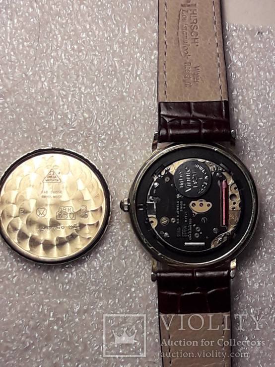 Золотые мужские часы Omega Gold 750, фото №9