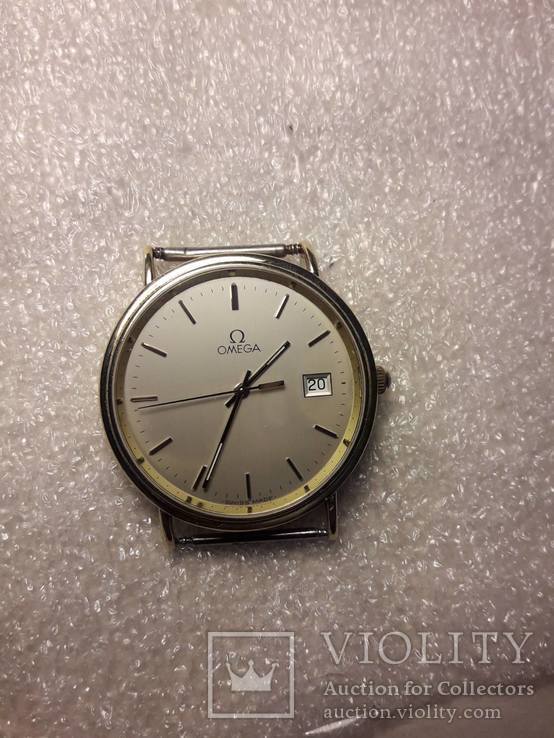 Золотые мужские часы Omega Gold 750, фото №12