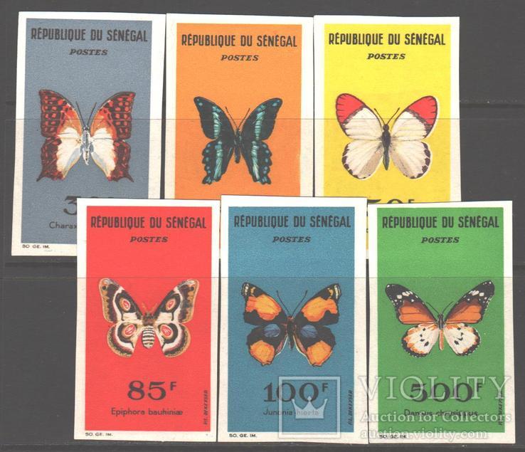 Сенегал. 1963. Бабочки, без перф. **.