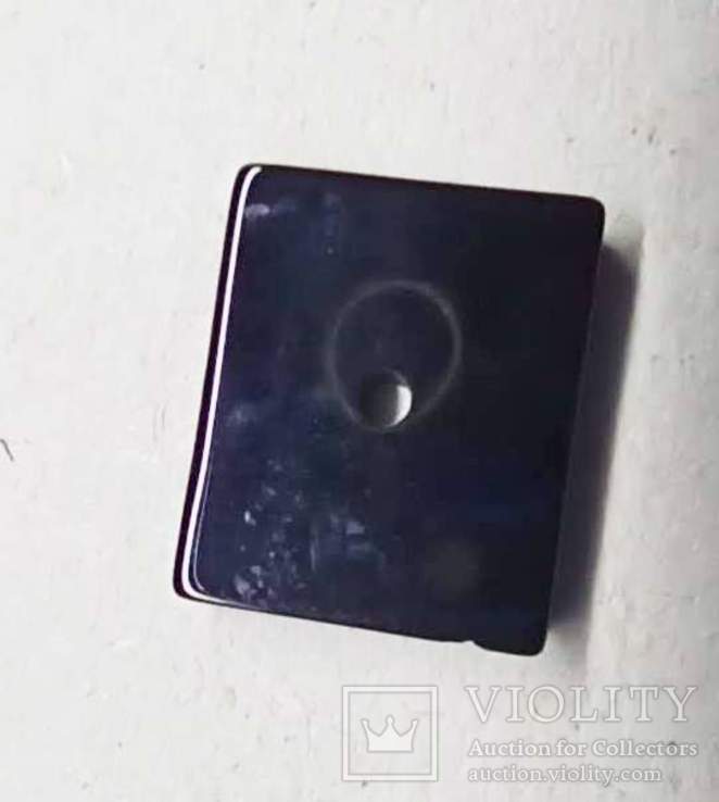 Оникс п-угольник 12*10 мм черный, фото №3
