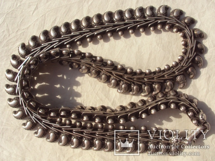  Серебряное ожерелье, Раджастан., фото №3