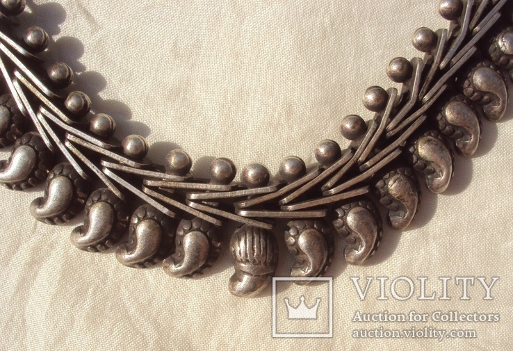  Серебряное ожерелье, Раджастан., фото №7