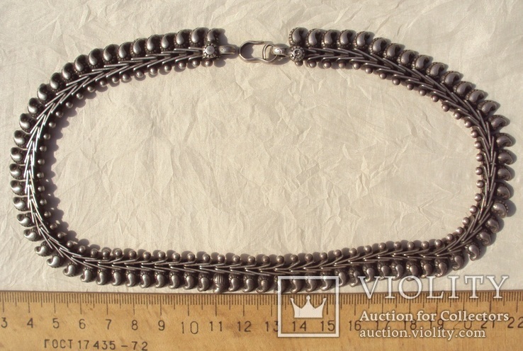  Серебряное ожерелье, Раджастан., фото №13