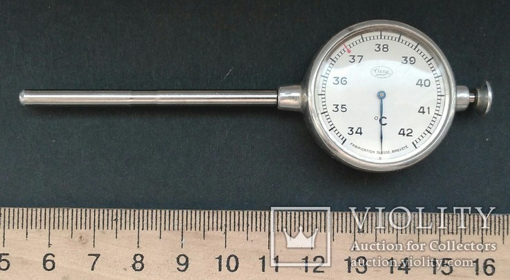 Медицинский термометр 1930-ые гг. Cary  Швейцария Модель 23921, фото №3