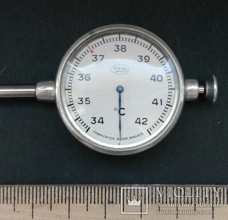 Медицинский термометр 1930-ые гг. Cary  Швейцария Модель 23921, фото №11