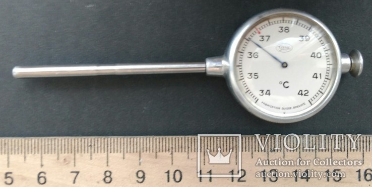 Медицинский термометр 1930-ые гг. Cary  Швейцария Модель 23921, фото №12