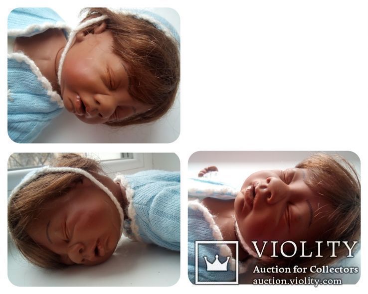 Кукла лялька реборн младенец этническая лимит 500 штук Германия, фото №4